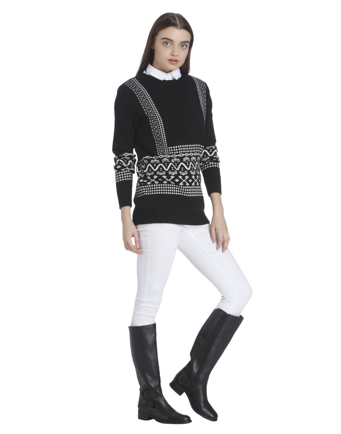 Vero Moda Women's Pullover (1956950003_Black Beauty_S)