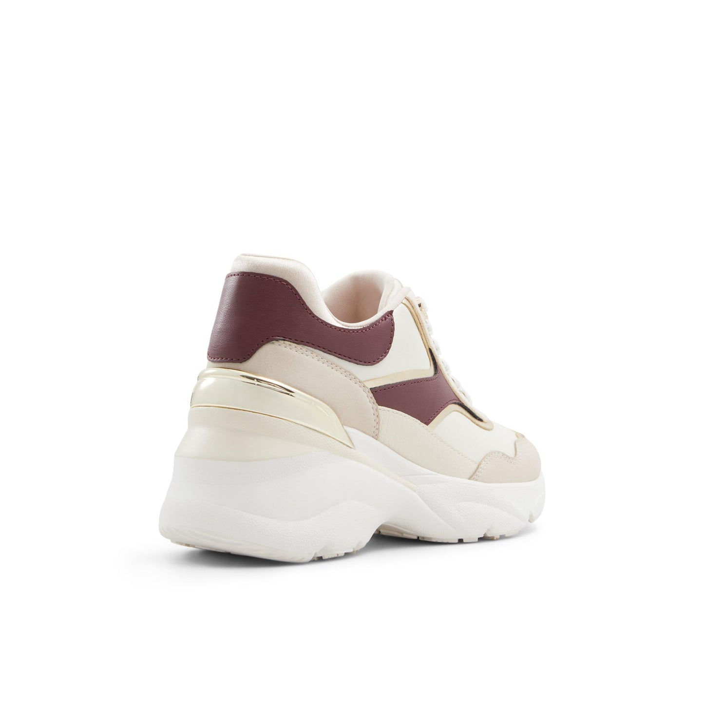 Aldo JUNEYA-IN966 Ladies Bone Multi Wedge Sneakers