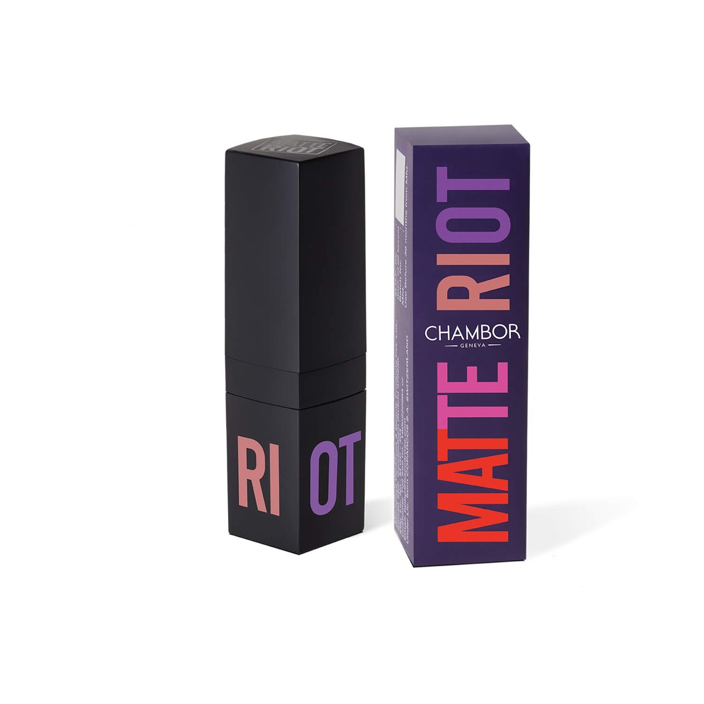 CHAMBOR Matte Lipstick Riot # 254 - Runway Red, Runway Red, 4.5 g, Matte Finish