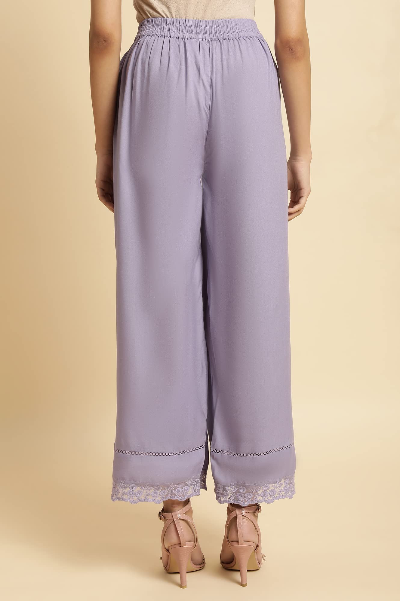 W Strechable Parallel Pants for Women | Trousers for Women | W for Woman