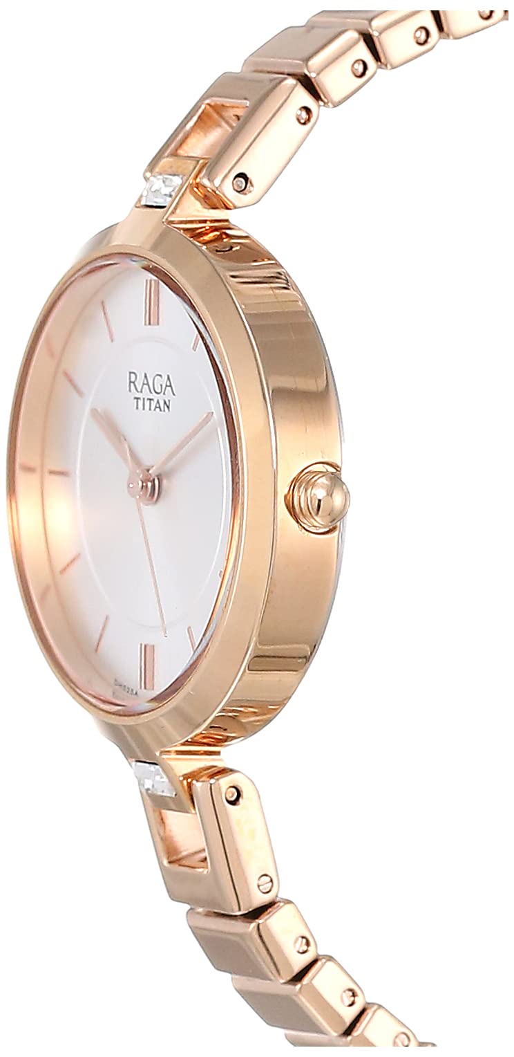 Titan Raga Viva Analog Silver Dial Women's Watch 2603WM01/NN2603WM01/NP2603WM01