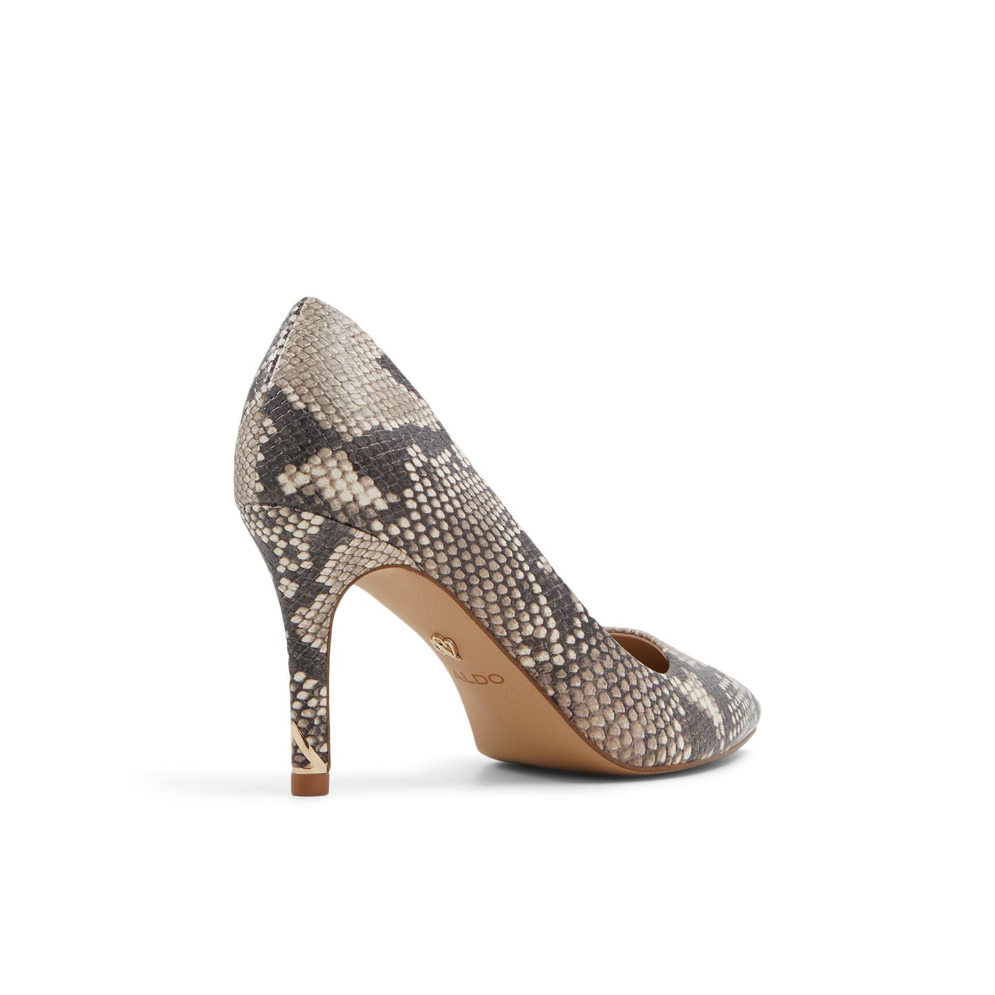 Aldo VRALG920 Ladies Beige Overflow Snake Print