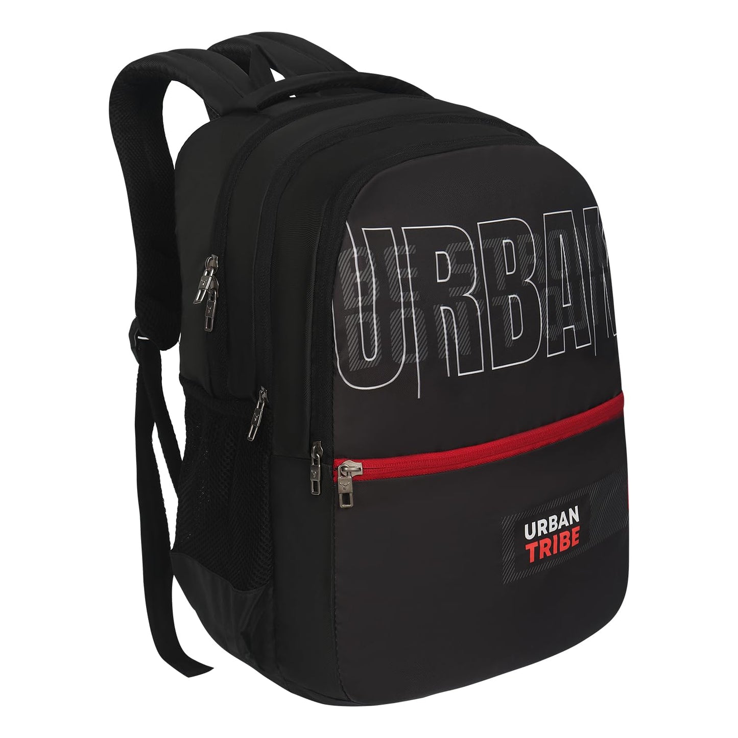 URBAN TRIBE Urban Style-01 25 Liters Black Smart Casual Office Travel Backpack for Men & Women, Boys & Girls