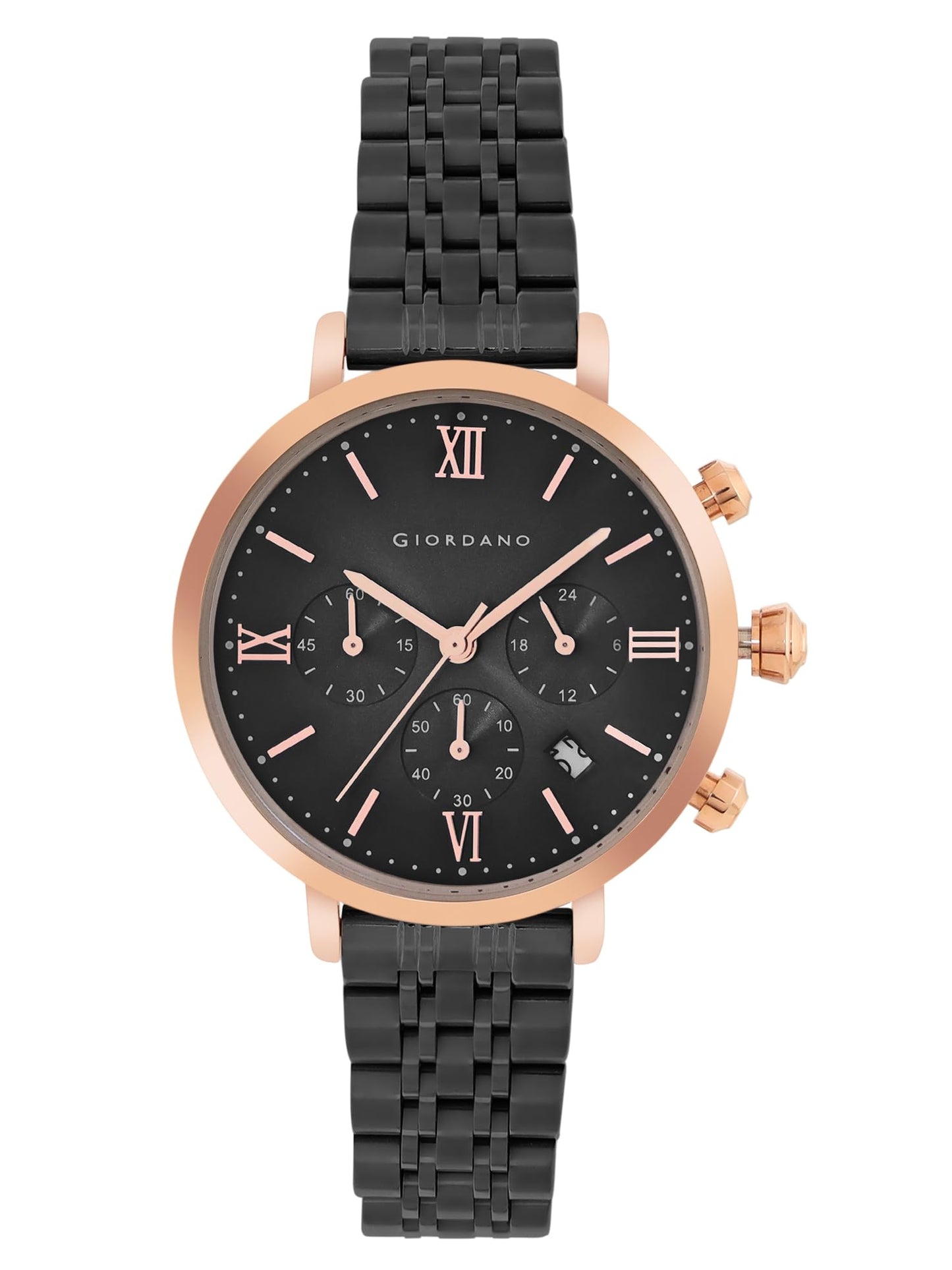 Giordano Analog Stylish Watch for Women Water Resistant Fashion Watch Round Shape with Multi-Functional Wrist Watch for Girls & Ladies to Compliment Your Look/Ideal Gift for Female - GZ-60072