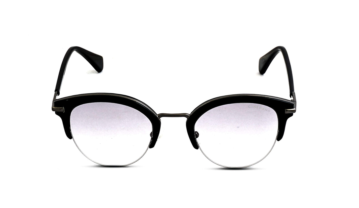 Giordano UV Protected Round Women Sunglasses - (48|Grey Lens)