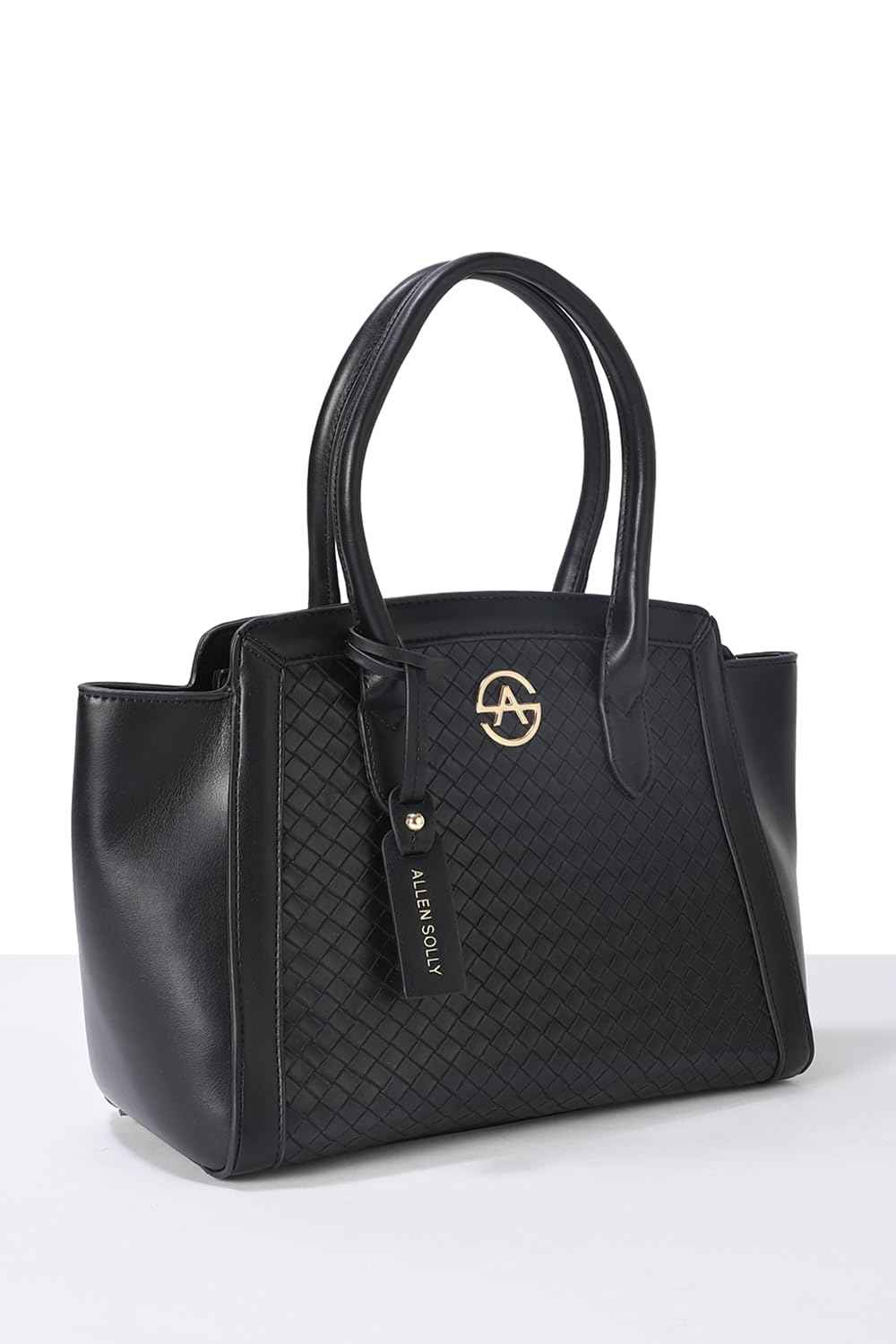 Allen Solly Women's Solid Handheld Western Bag, Black