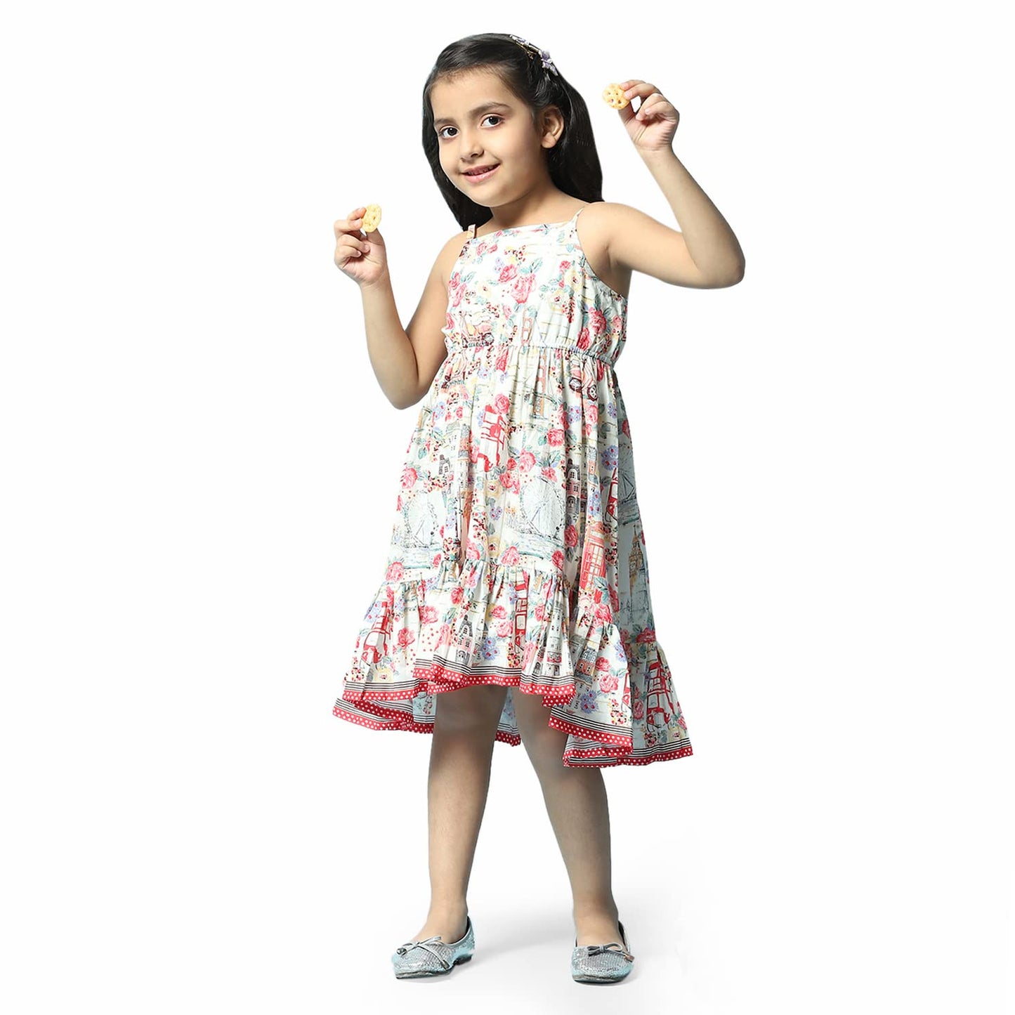 BIBA Girl Printed Kid(KW5271_Off White_5)