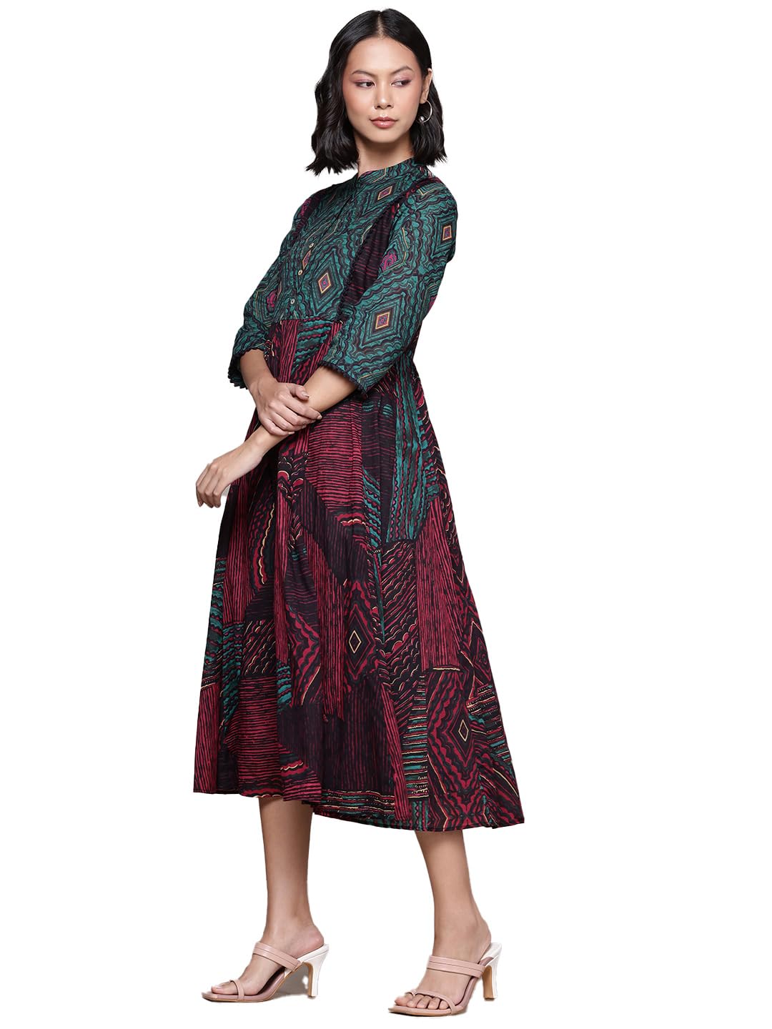 Aarke Ritu Kumar Pink Chimera Shirt Dress