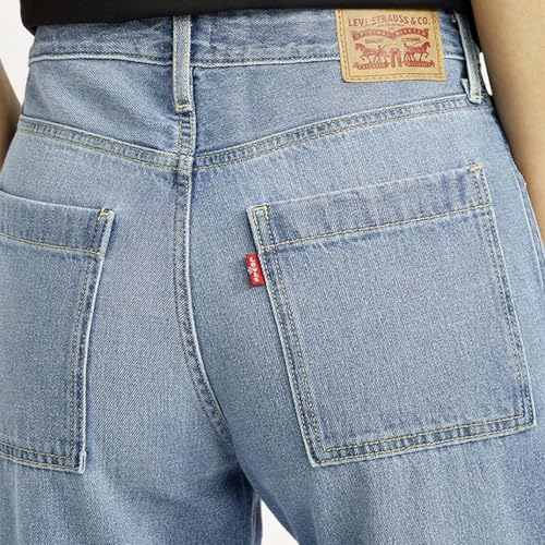 Levi’s Women's Mid Indigo Loose Fit Mid Rise Jeans, 2149, 32