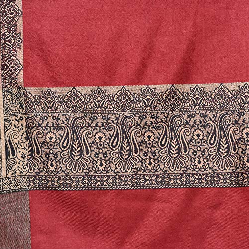 Weavers Villa Men's Woven Acro Wool Gents Shawls, Muffler, Stoles for Men, 100cm x 200cm