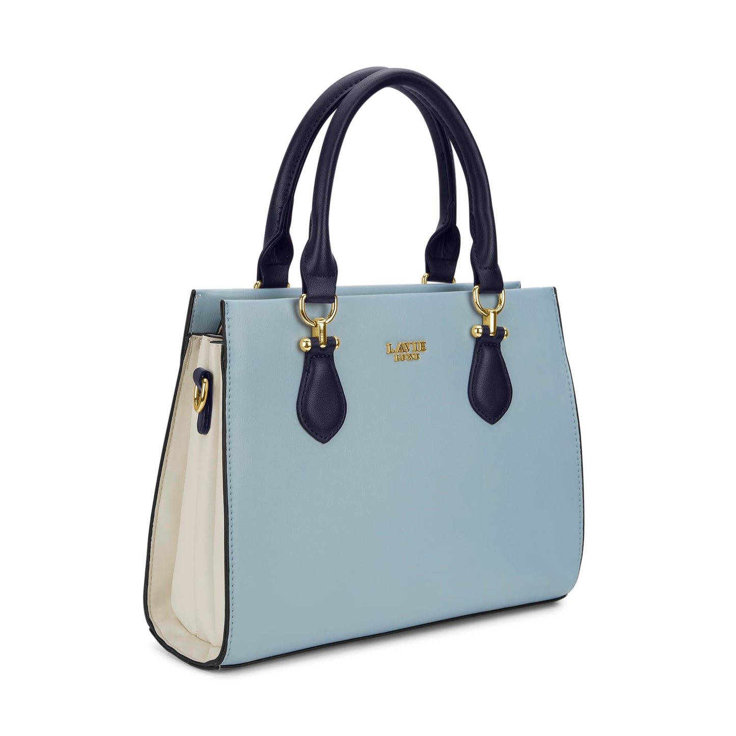 Lavie Luxe Women's Wella 3 Compartment Satchel Bag | Satchel Handbag for Work | Ladies purse | Stylish Shoulder Bag | Gift for Women