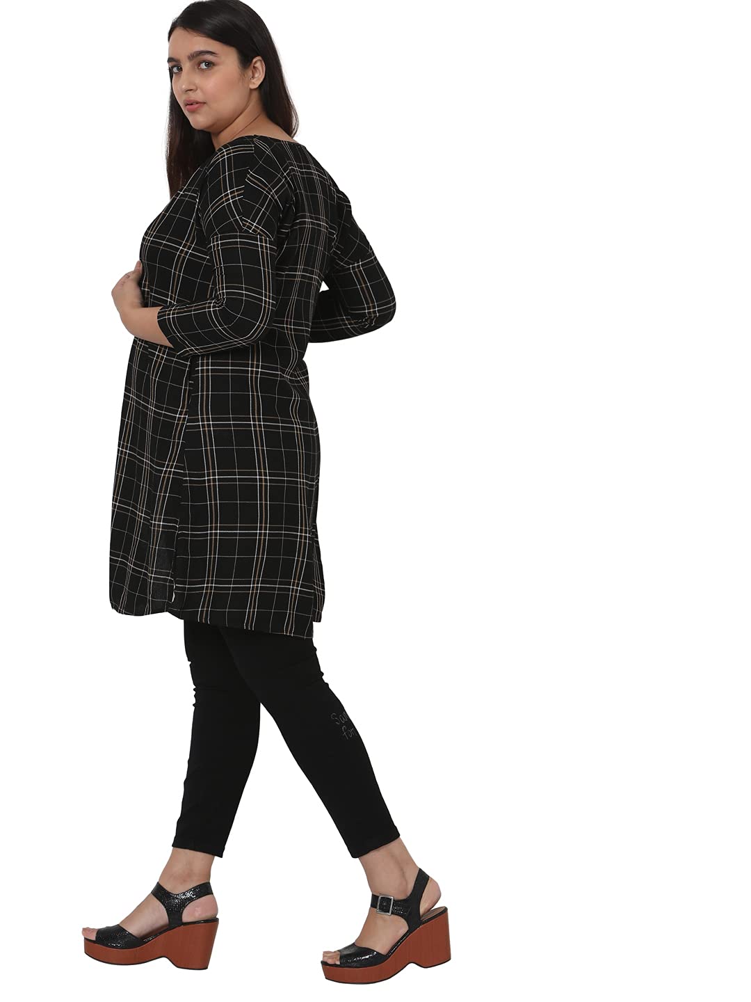 VERO MODA Women's Shrug Cape (248282401- Black_S)