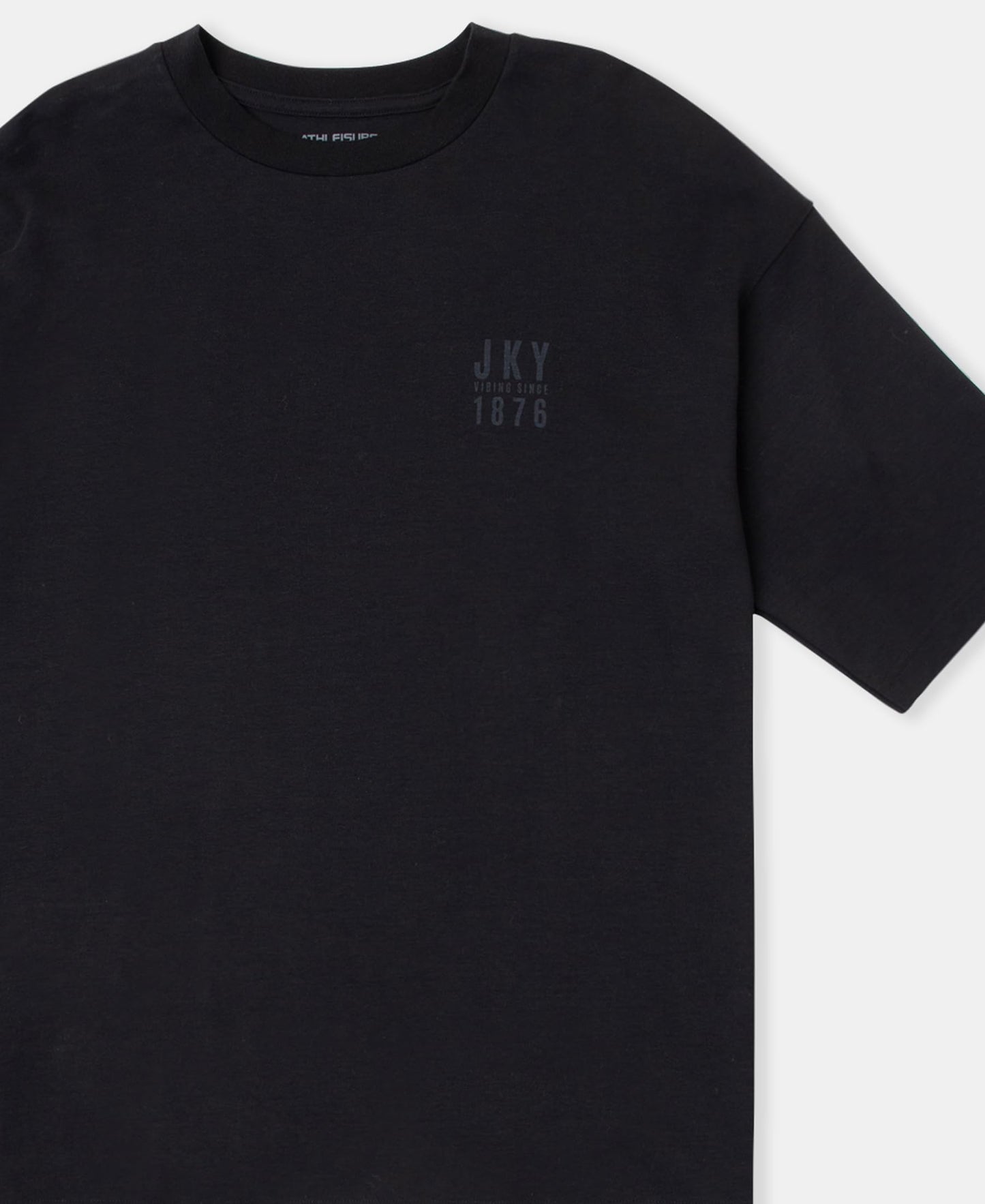 Jockey Groove MZ01 Men's Super Combed Cotton Rich Graphic Printed Oversized T-Shirt_Deep Black_L