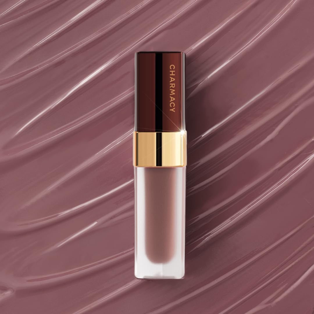 Charmacy Milano Stunning Longstay Liquid Lipstick (Almond Amour 03) - 5.6 ml, Velvet Intense Matte Finish, 12 Hours, Smudge Proof Lipstick, WaterProof Lipstick, KissProof, One Swatch Application