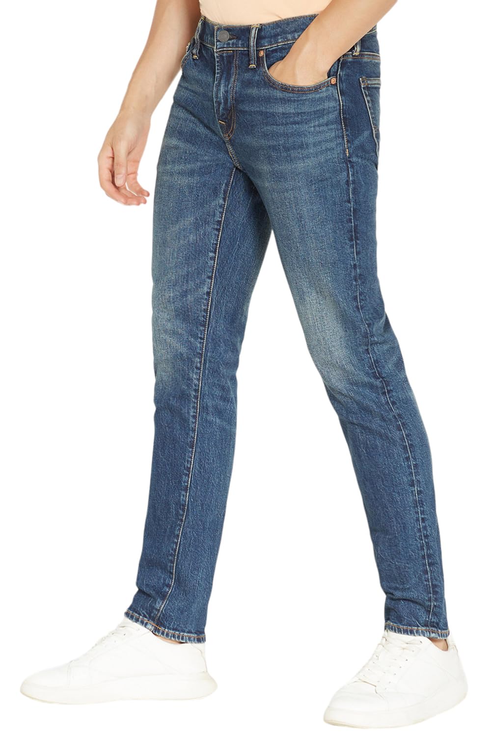 American Eagle Men Blue EasyFlex Slim Straight Jean