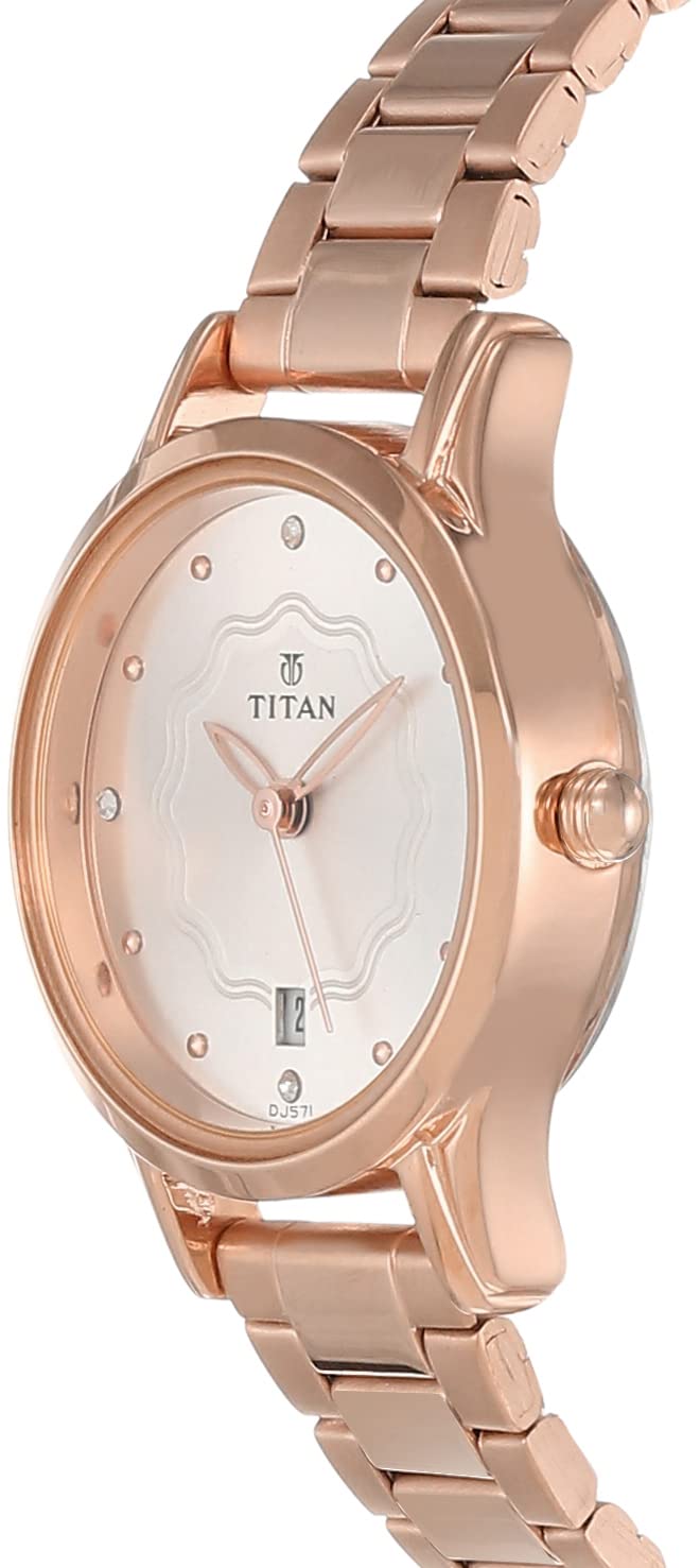 Titan Karishma Analog Silver Dial Women's Watch NM2628WM01/NN2628WM01/NP2628WM01