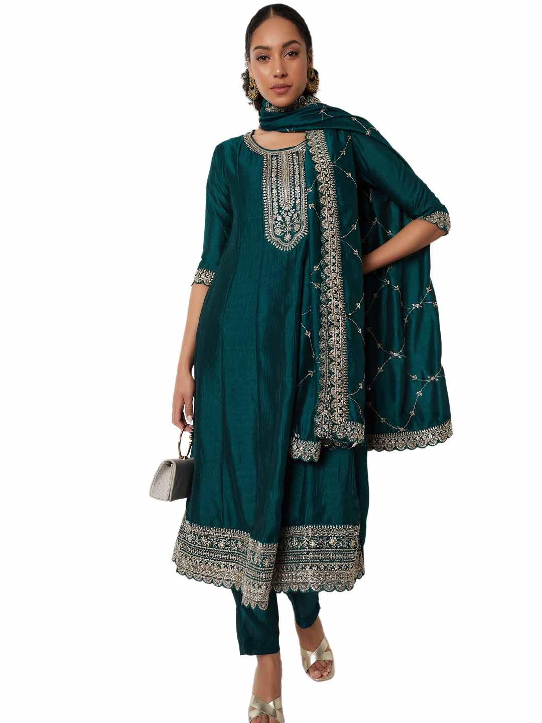 Max Women's Polyester Kurta Set