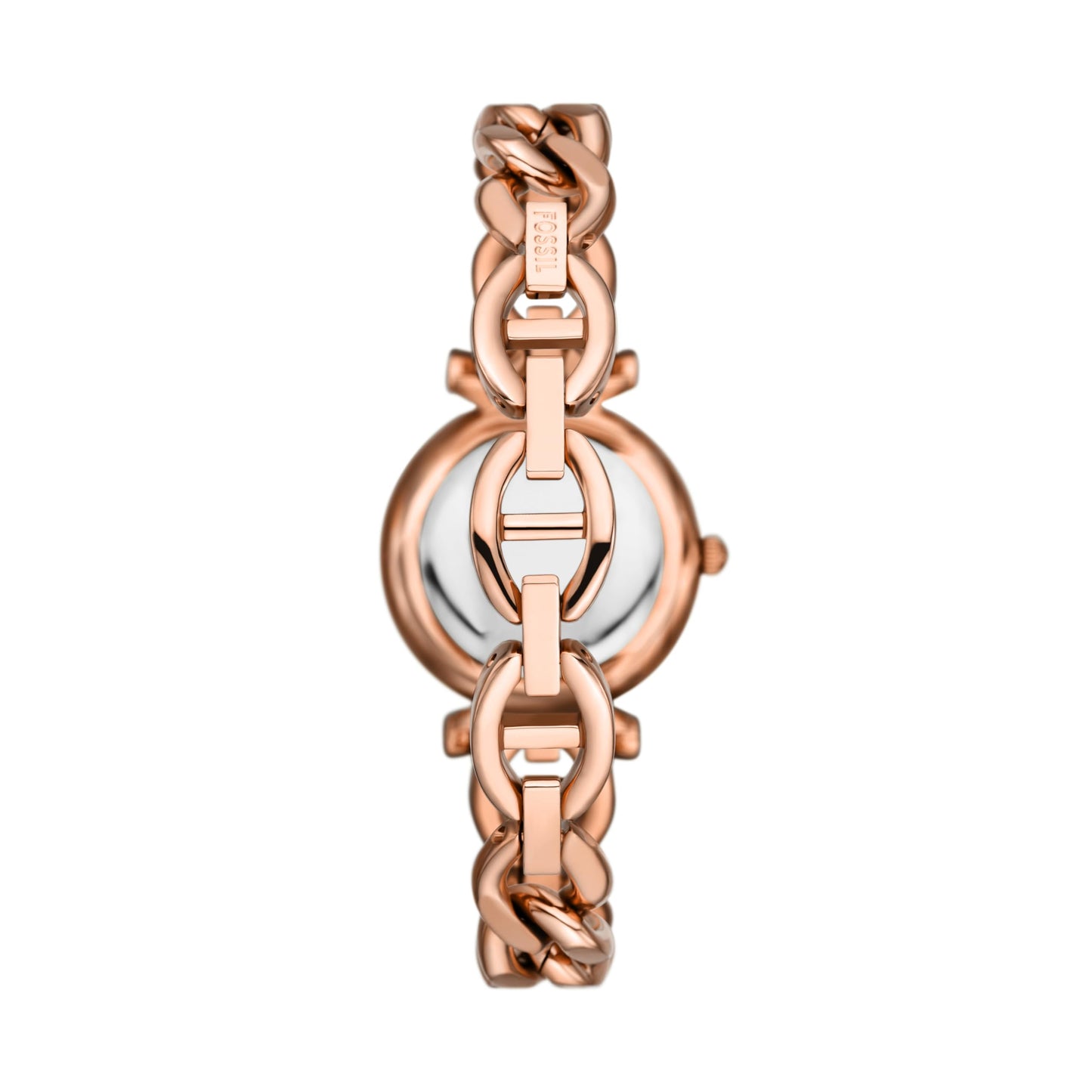 Fossil Stainless Steel Analog Rose Gold Dial Women Watch-Es5330, Bandcolor-Rose Gold