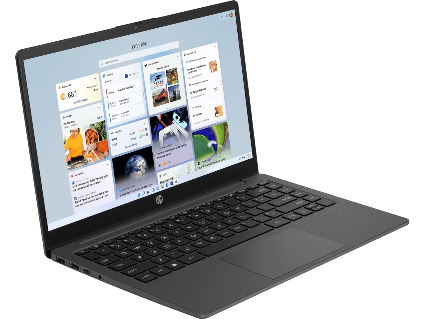 HP 14 (2025), AMD Ryzen 5 7520U Quad Core - (8 GB/512 GB SSD/AMD Radeon Graphics/Windows 11 Home) Thin and Light Business Laptop/14.0" HD Display/Ash Grey/1.36 kg/MS Office 2021