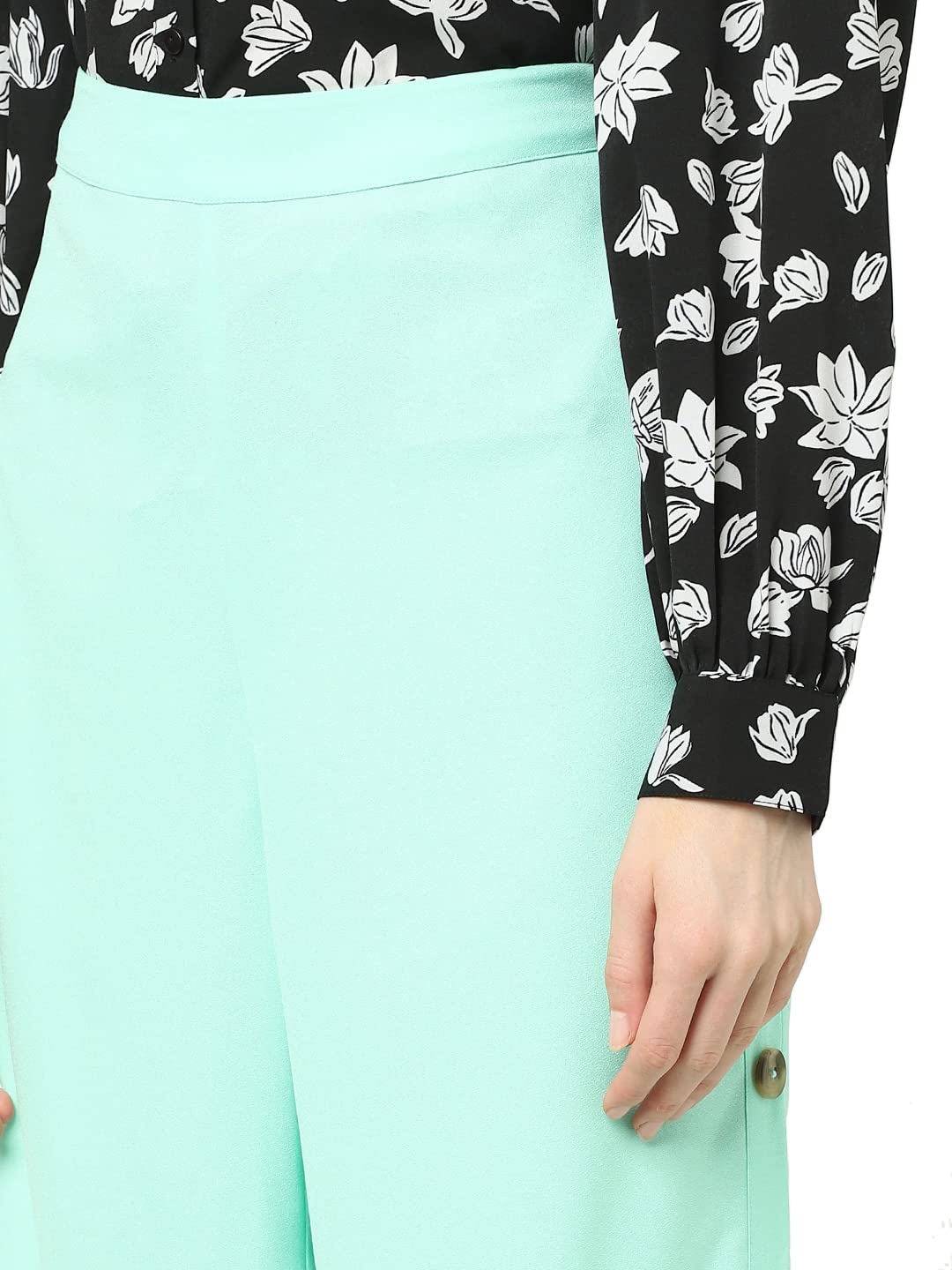 VERO MODA Regular Fit Trouser(287697901_Carnival Glass_XS)