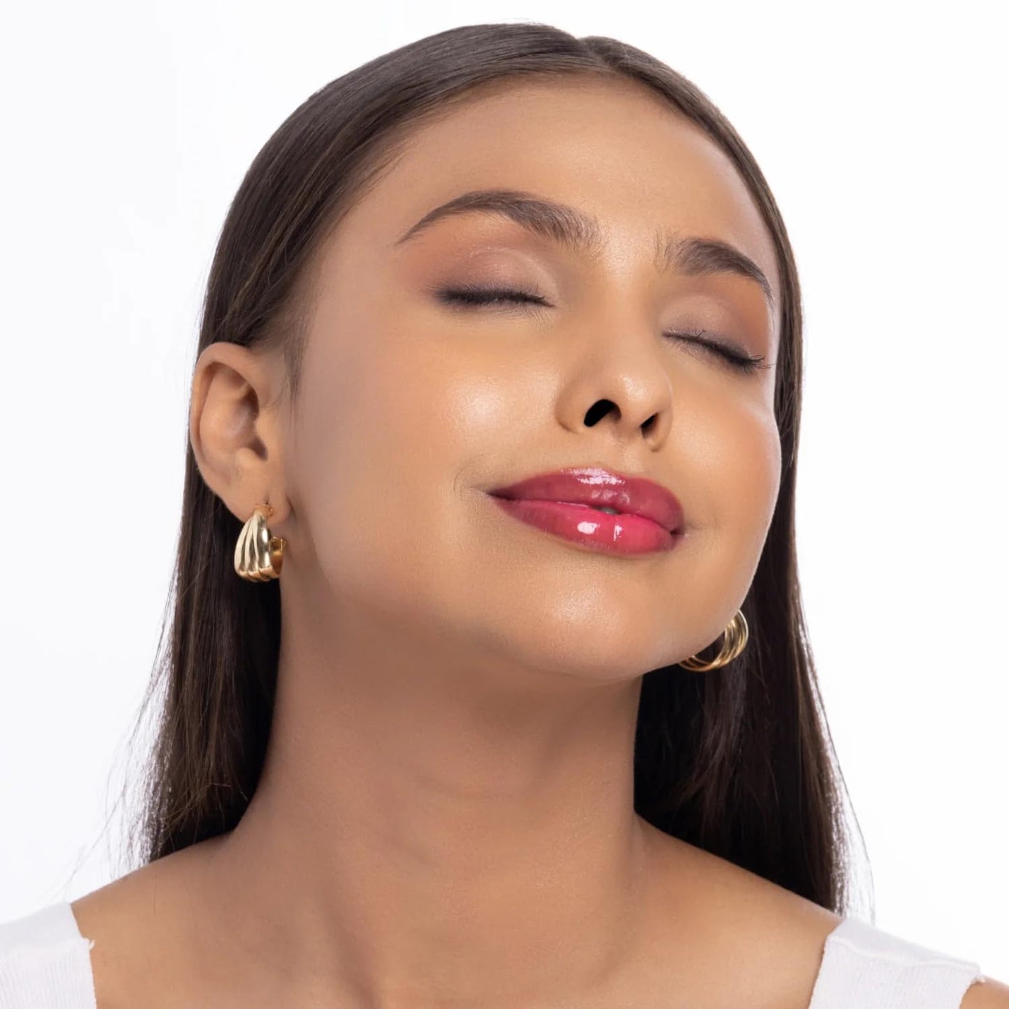 DIAM BEAUTY Glass Glossy Tint Balm In Rhodonite | Hydrating | Long Lasting | Glass Shine | Non Drying | 3Ml (Pink)