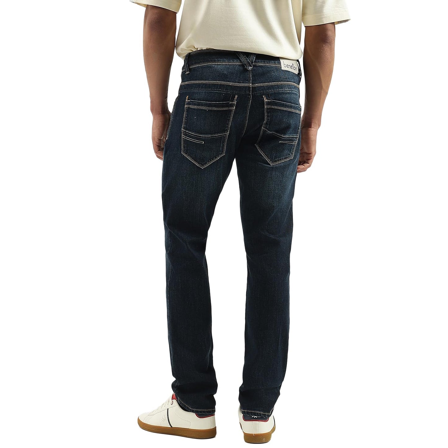 United Colors of Benetton Solid Straight Fit Jeans