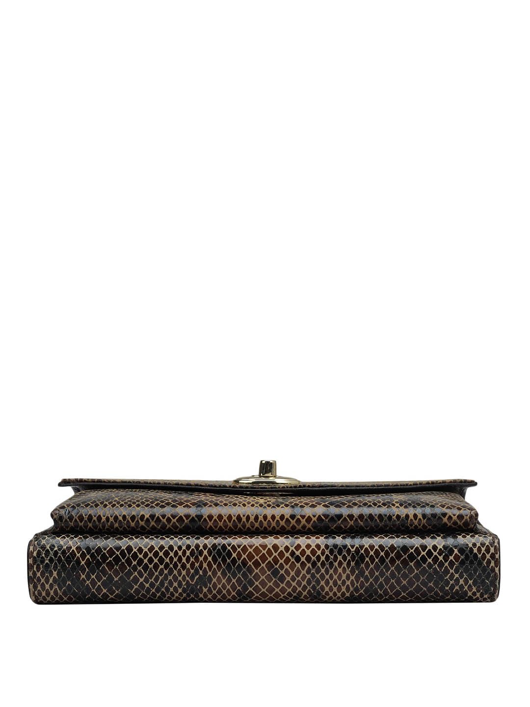 Da Milano Genuine Leather Brown Women Sling Wallet (10014A)