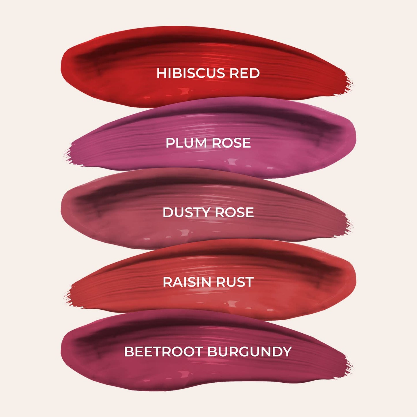 Just Herbs Ayurvedic Liquid Lipstick Kit Set of 5 with Long Lasting Matte Finish, Hydrating & Lightweight Lip Colour, Deeps & Reds - Paraben & Silicon Free - 5 ml (Pack of 2)