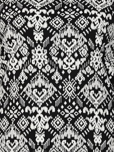 Max Women Printed T-Shirt (Black_XL)