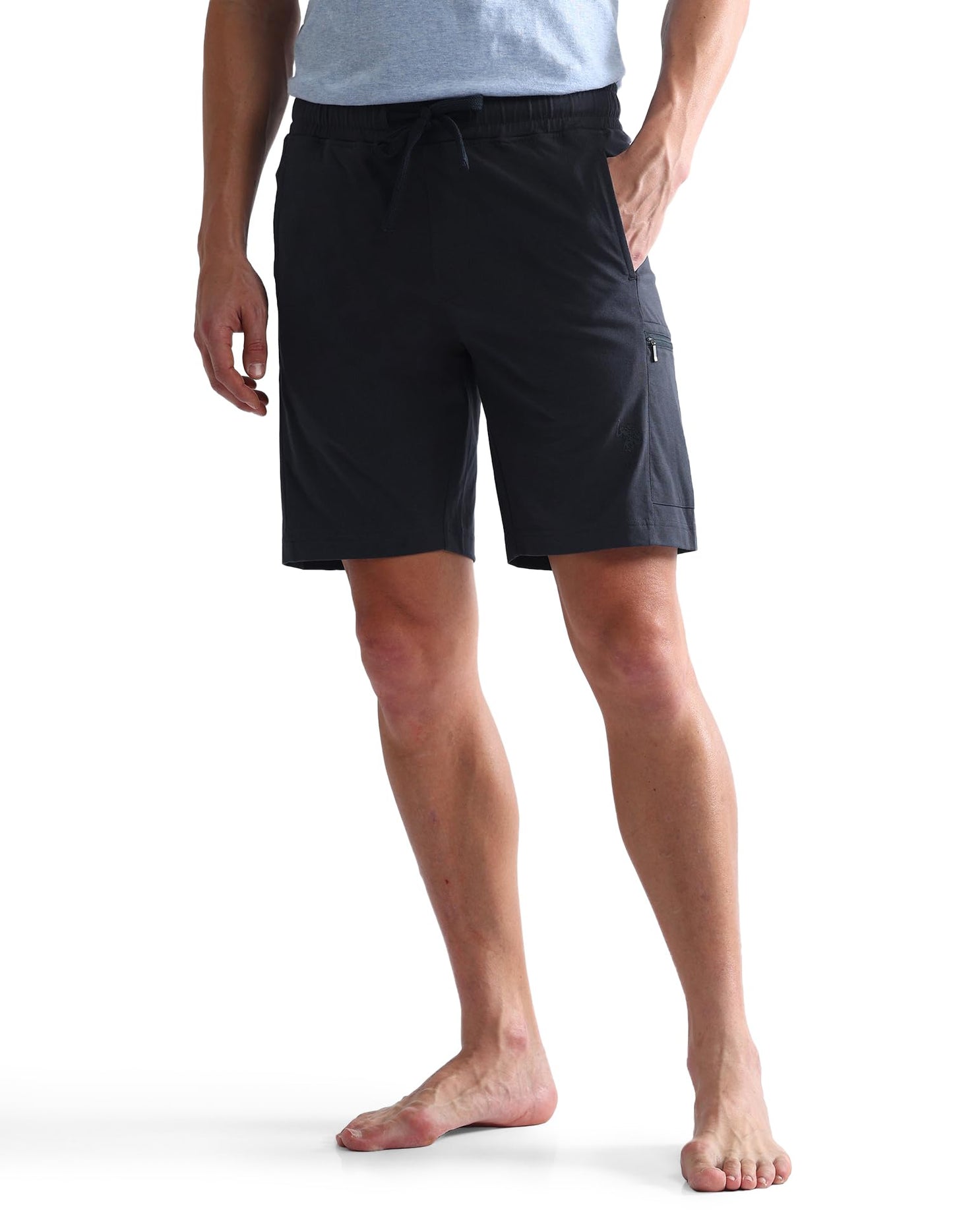U.S. POLO ASSN. Men's Hybrid Shorts (OES04-PL_Total Eclipse