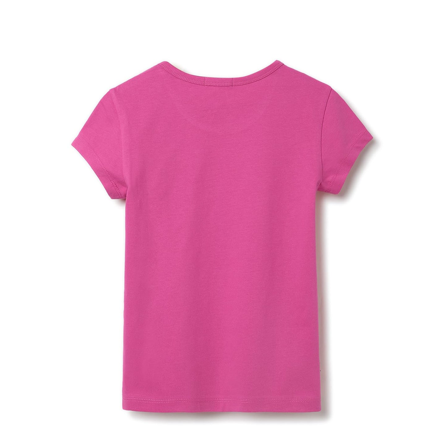 United Colors of Benetton Kidz Regular Fit T-Shirt (24A3096CEPP1IRR1_Pink