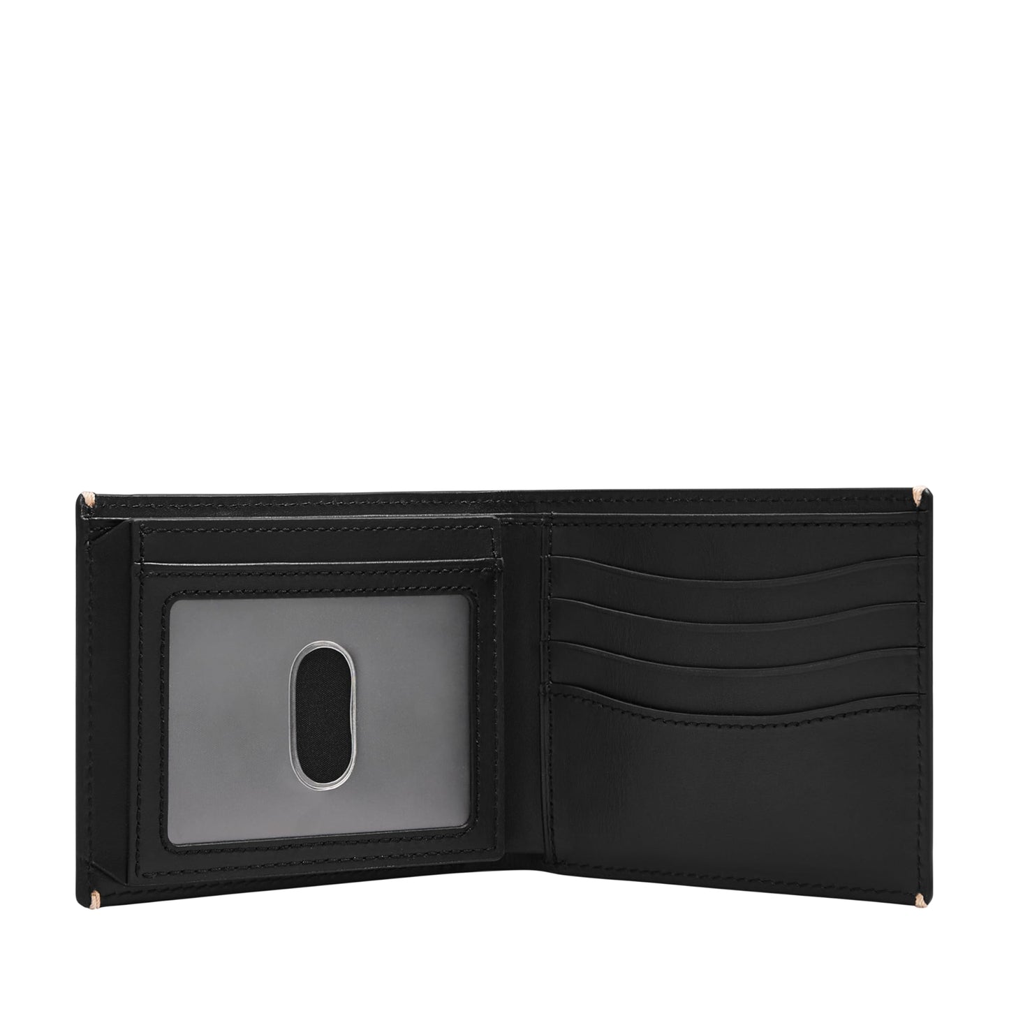 Fossil Mens Leather Westover Black Wallet ML4583001