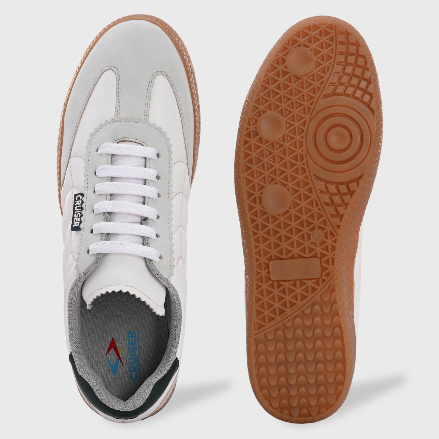 Cruiser Sneaker for Men | Comfort & Style with Soft Cushioned Insole | Trendy Lace-Up Design for Casual Outfits 2608-4