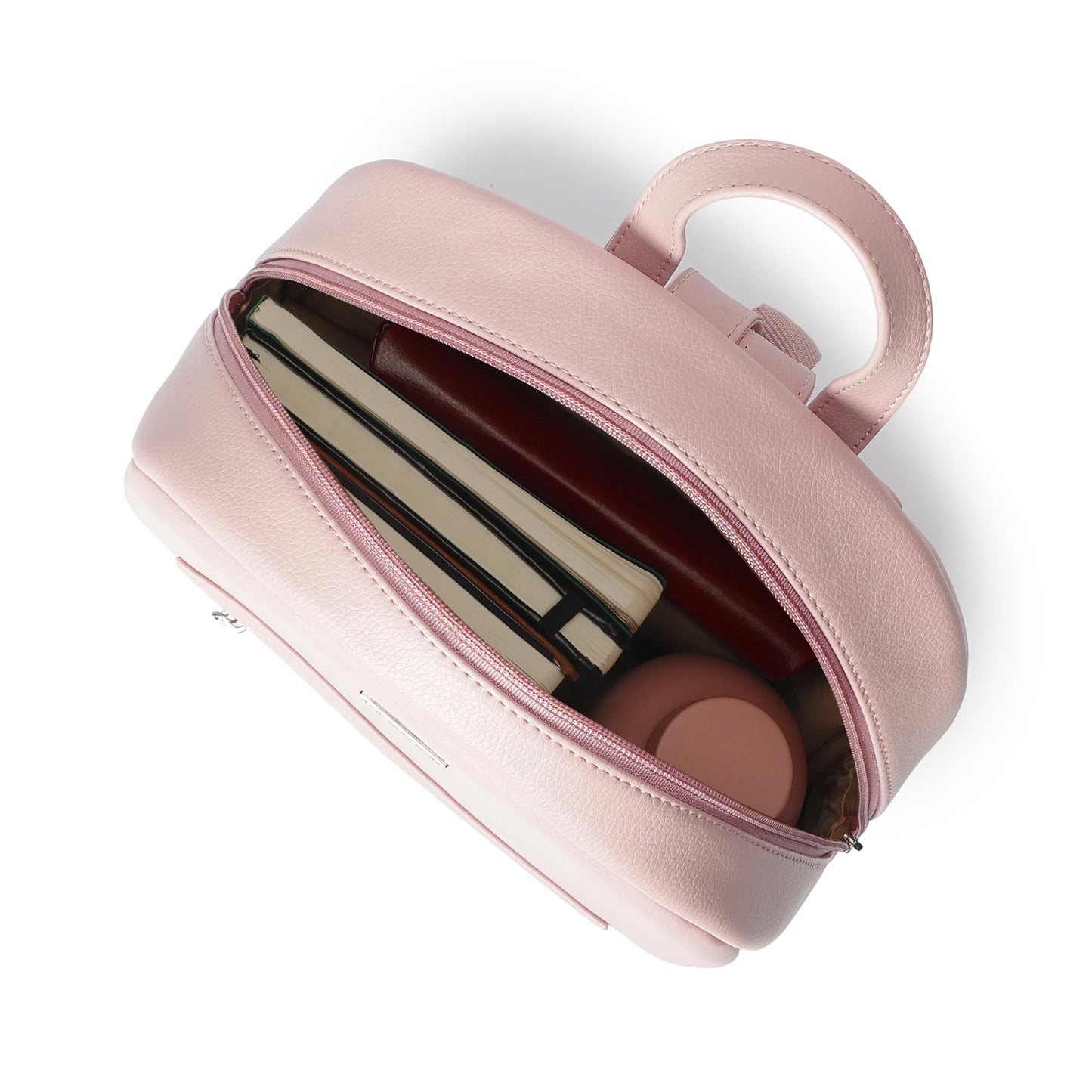 Fastrack Zipmode Backpack | Faux-Leather Women's Backpack | Tablet Compatible Up To 11" | Stylish Daypack With Quick-Access Pocket