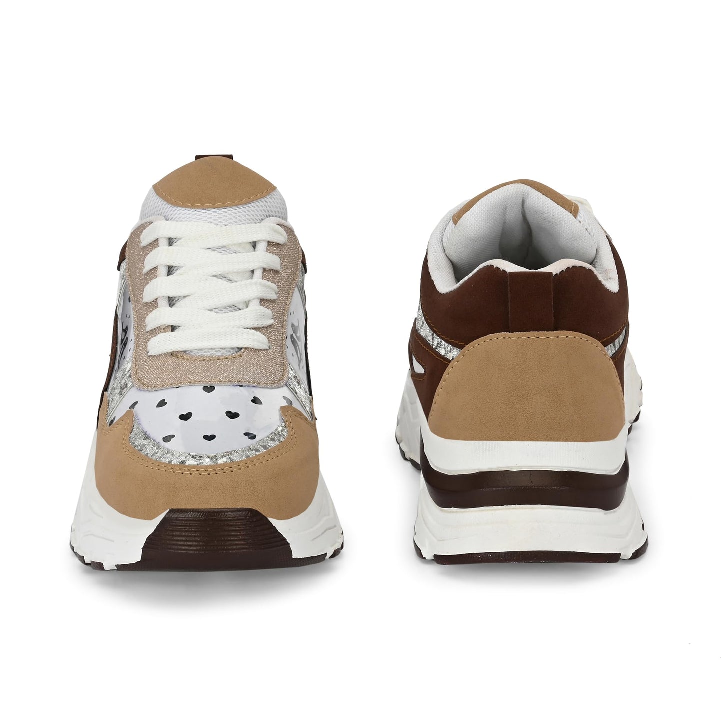Amico Sports & Casual Slip-On Lightweight Shoes for Women & Girl's (Beige, UK Footwear Size System, Adult, Women, Numeric, Medium, 7)