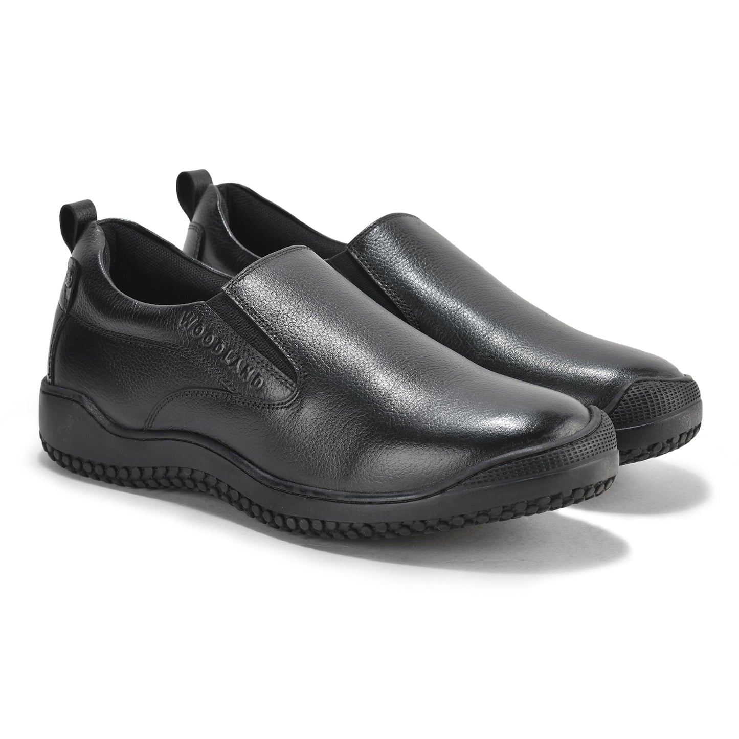 Woodland Men's Black Softy Formal Shoes-8 UK (42EURO) (OGW 6271024)