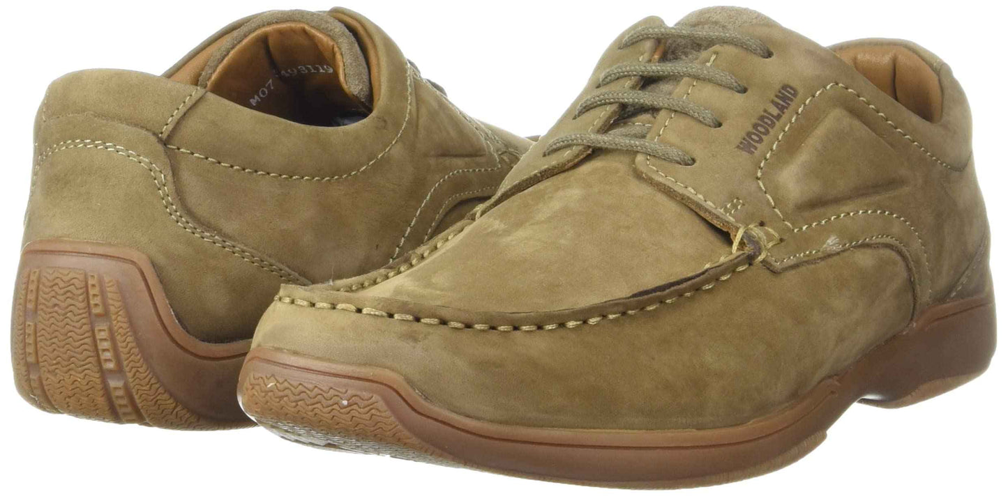 Woodland Mens OGC 3493119 Dubai Khaki Sneaker - 8 UK (42 EU) (OGC 3493119)