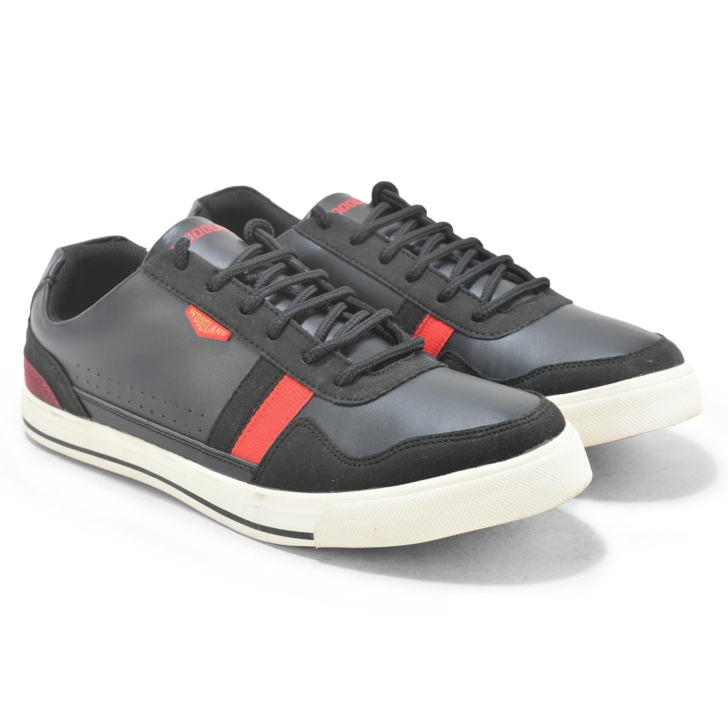 Woodland Men's Black PU Casual Shoes-8 UK (42 EU) (GC 4208121C)