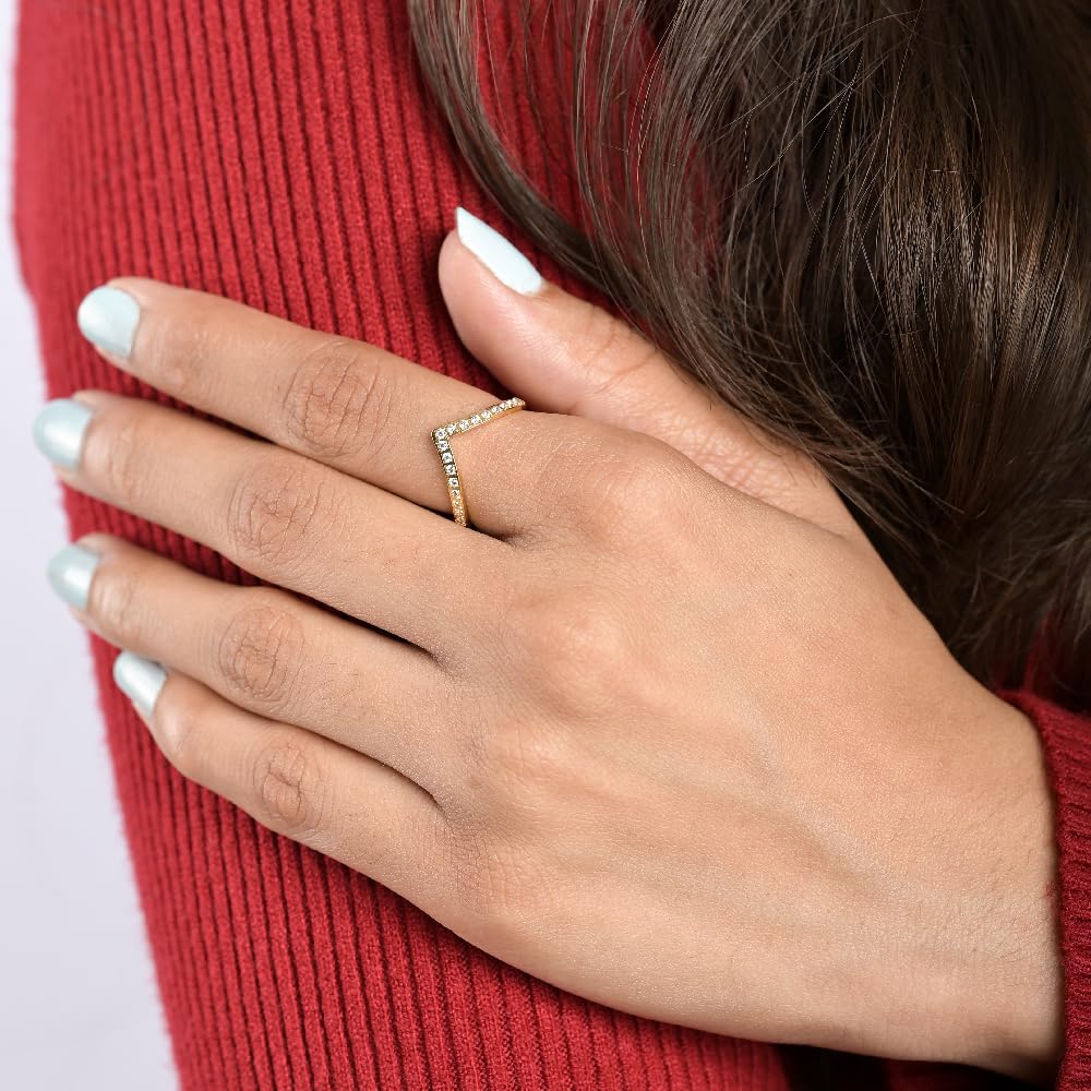 PALMONAS Chevron Ring