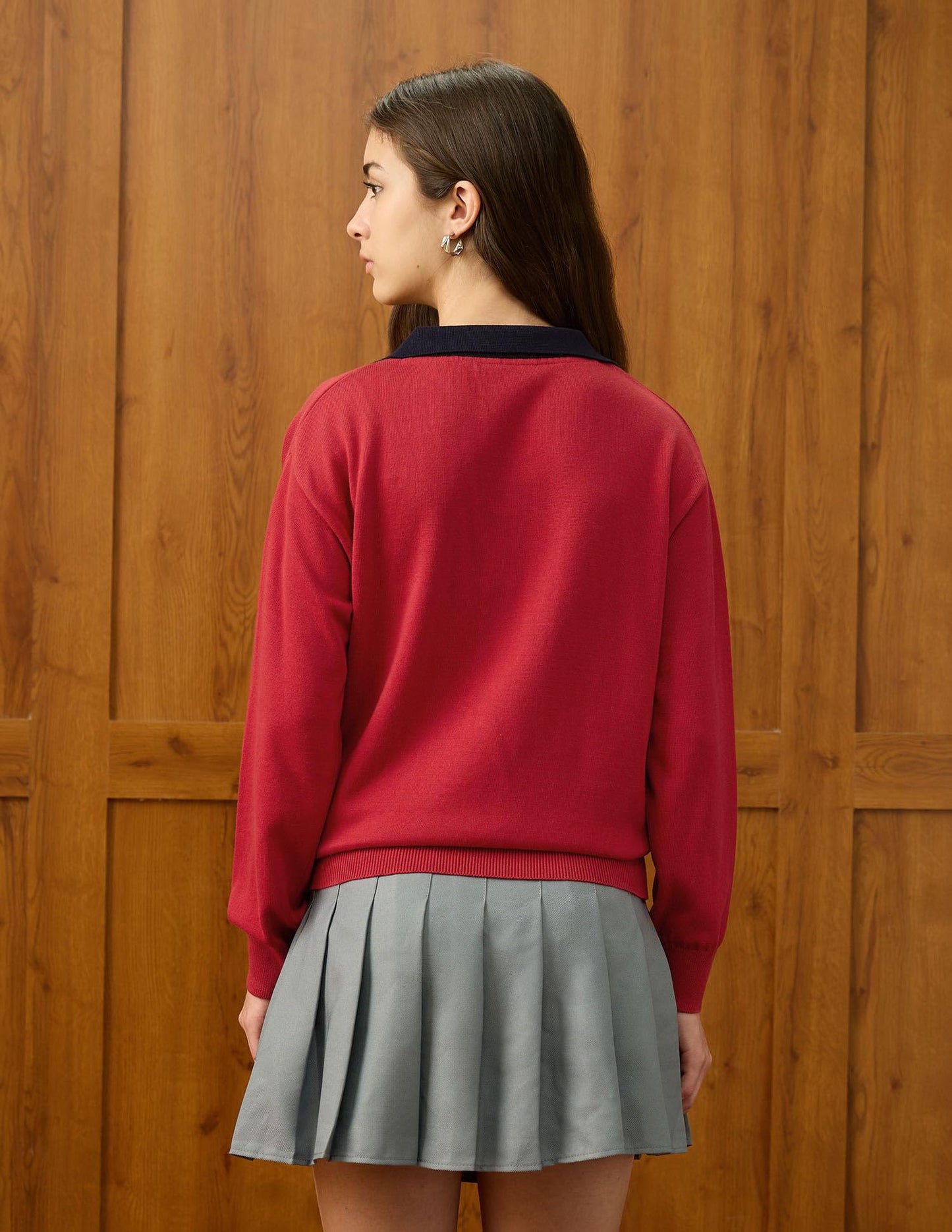 U.S. Polo ASSN. Women's Cotton Casual Sweater (UWAW25SWE201