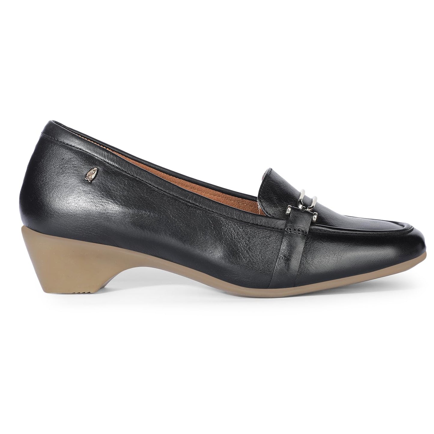 Hush Puppies 6546 Patrizia Trim Black Slipon Shoes for Women|Perfect for Casual and Formal Occasions|All Day Comfort|Lightweight|Comfortable Size- 6