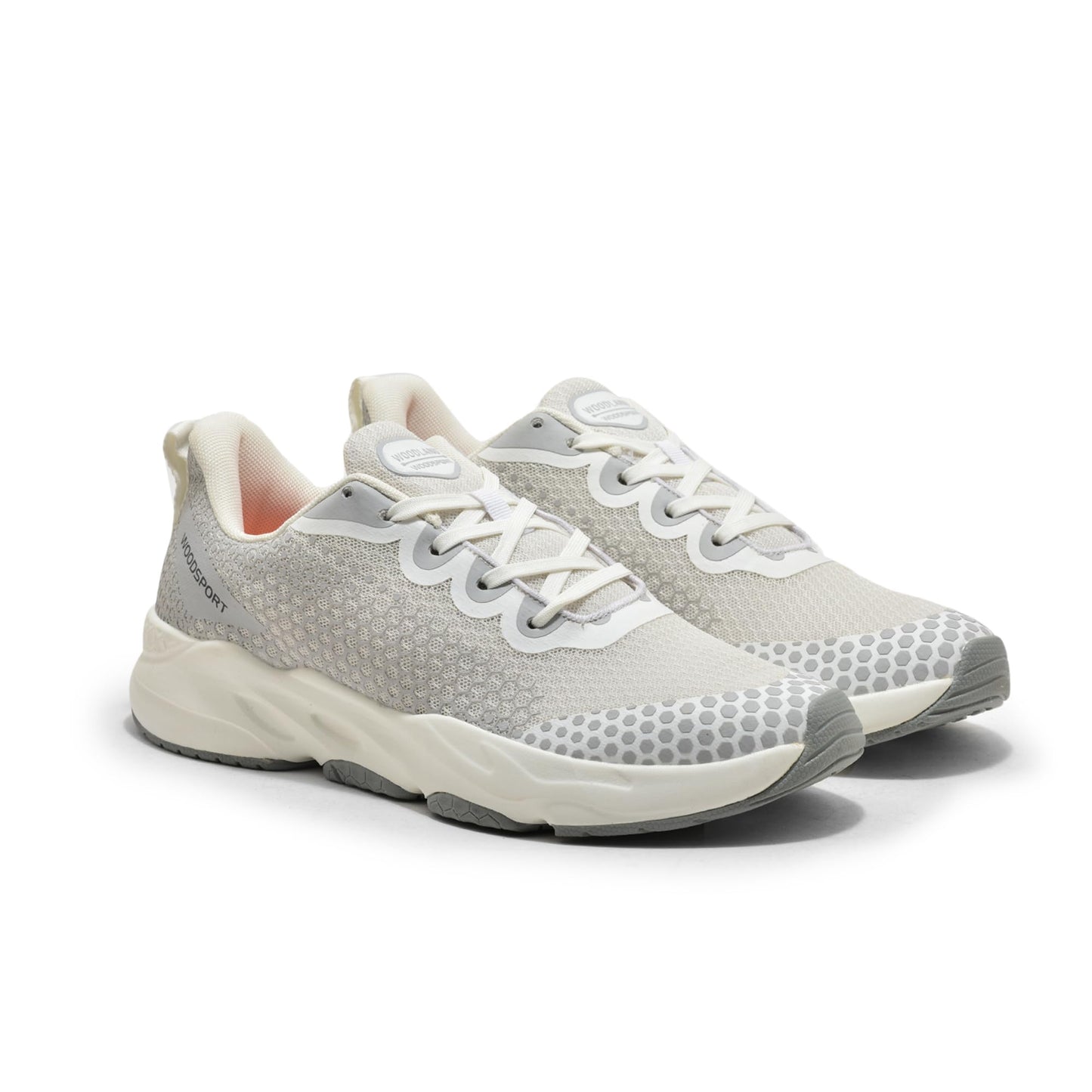 Woodland Men's White MESH Sports Shoes-10 UK (44 EU) (SGC 4710022)