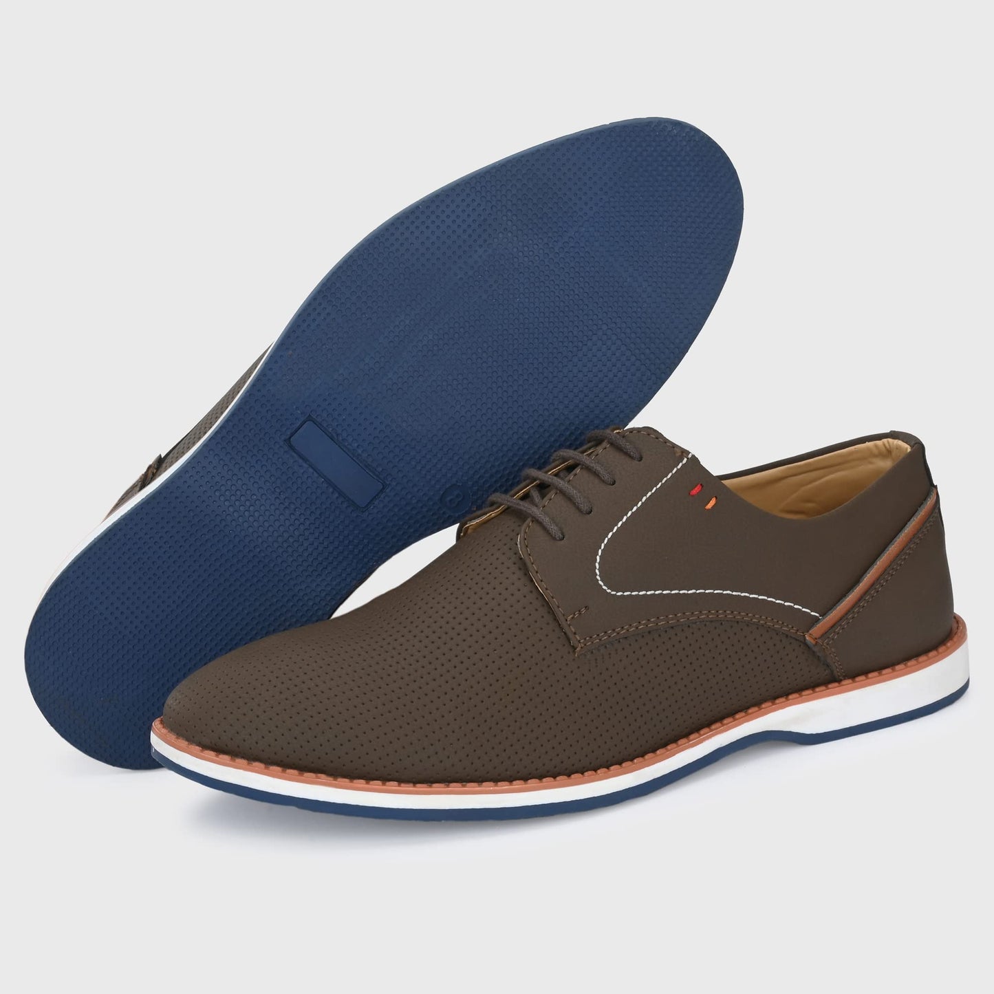 Centrino Men's 6018 Brown Sneakers_6 UK (6018-02)