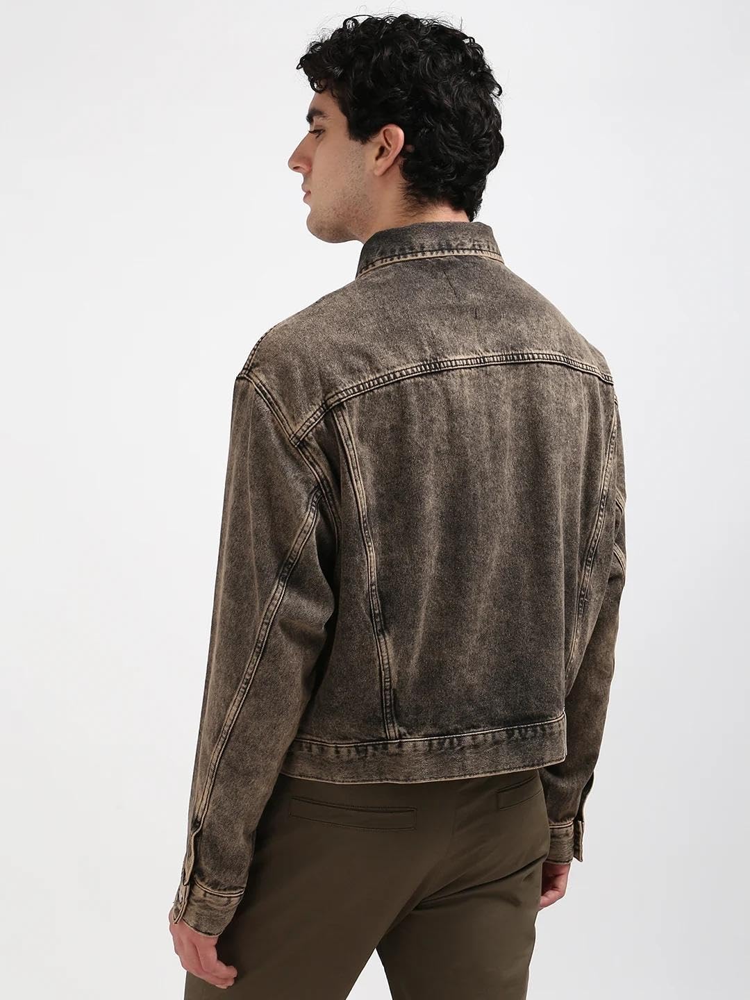 Calvin Klein Jeans Solid Boxy Fit Cotton Jacket