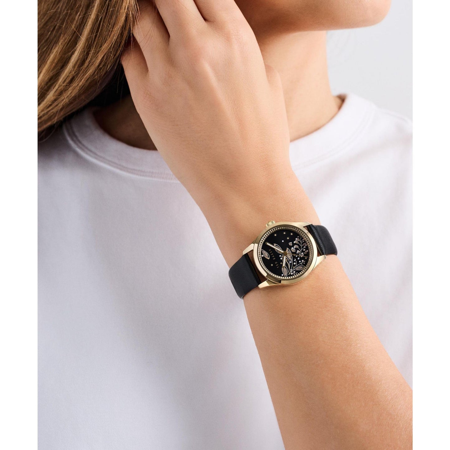 Ted Baker Fashion 34 mm Black Dial Women Watch- BKPCLF503