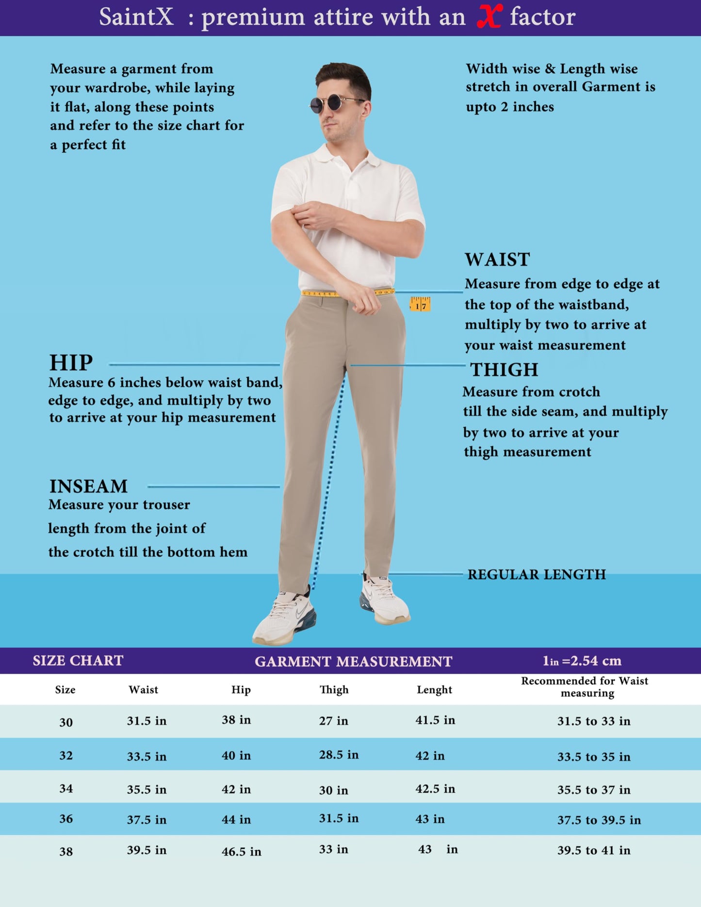 SaintX Men's Stretchable Casual Pants | Slant Pocket Chinos | Stylish Elastic Knitted Trousers (Slim Fit) Office or Party | Fashion Trouser with Expandable & Anti-Slip Waistband (SAINTR05_Olive_32)
