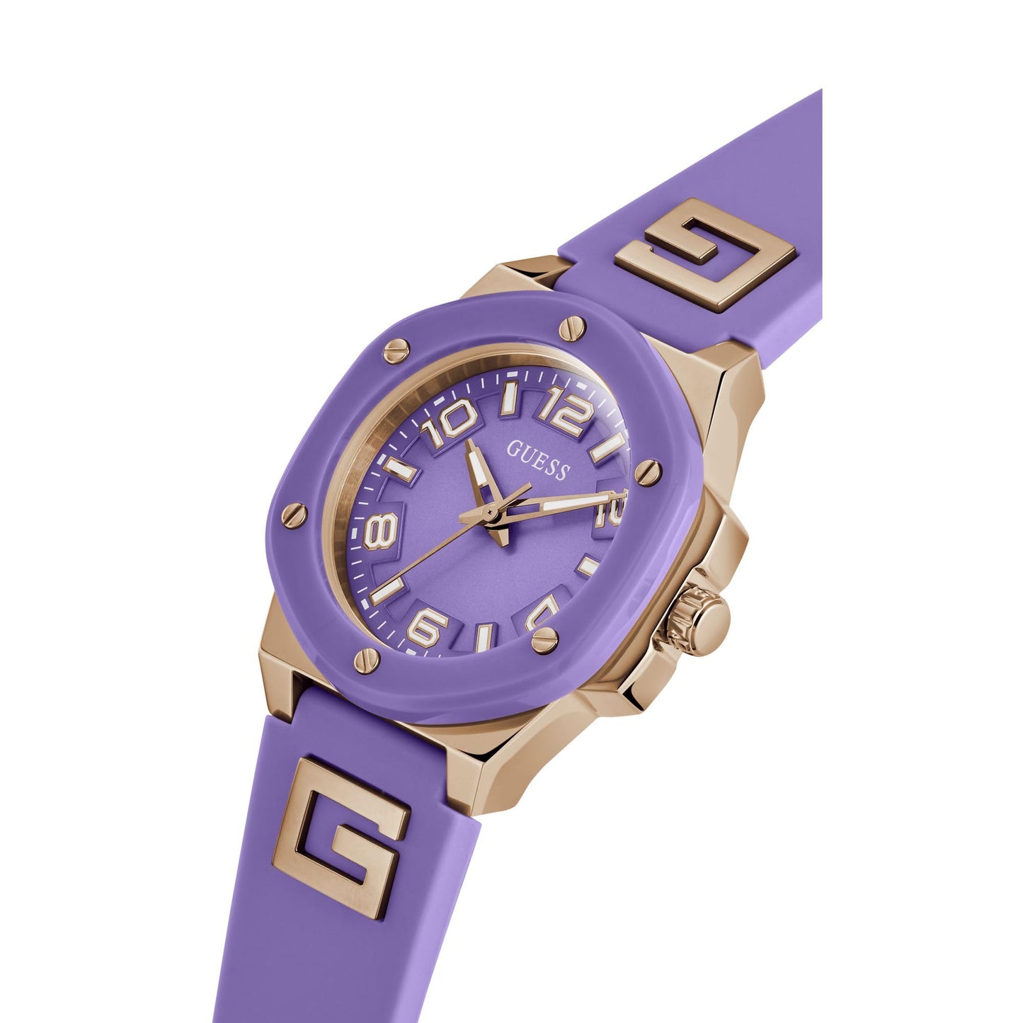 Guess Analog Lavender Dial Women's Watch-GW0555L5