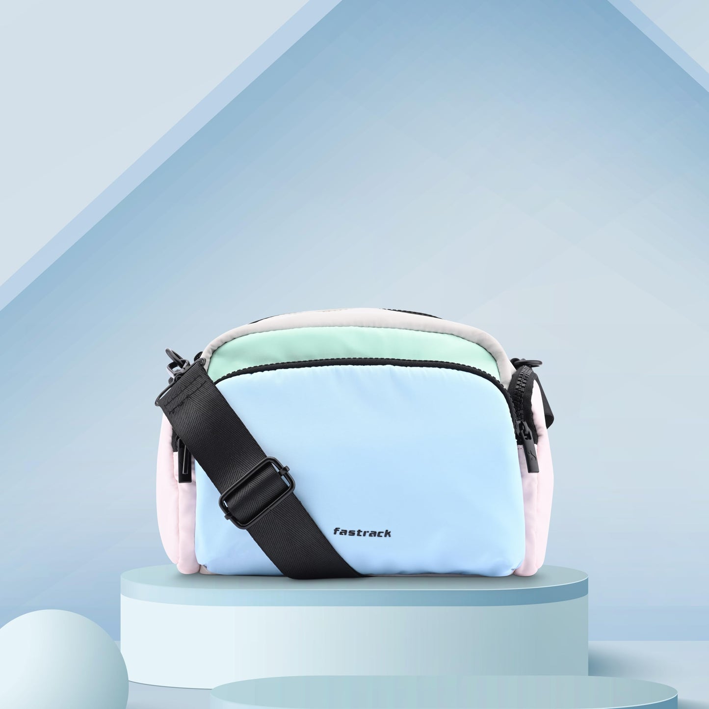 Fastrack Nylon Navigator Crossbody Sling | Nylon Women's Handbags | Sling for Casual Carry