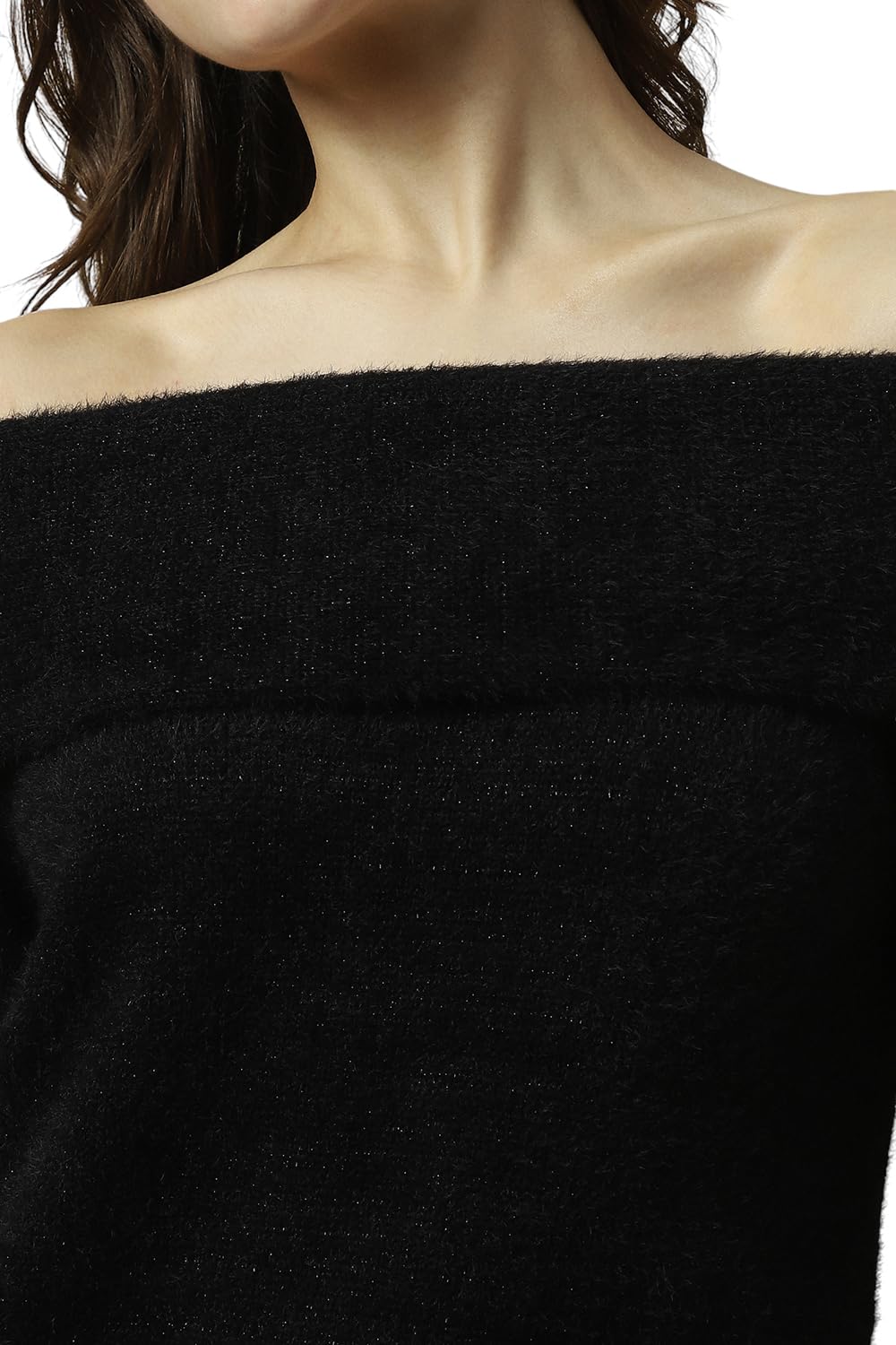 Allen Solly Women's Nylon Modern Knee-Length Dress