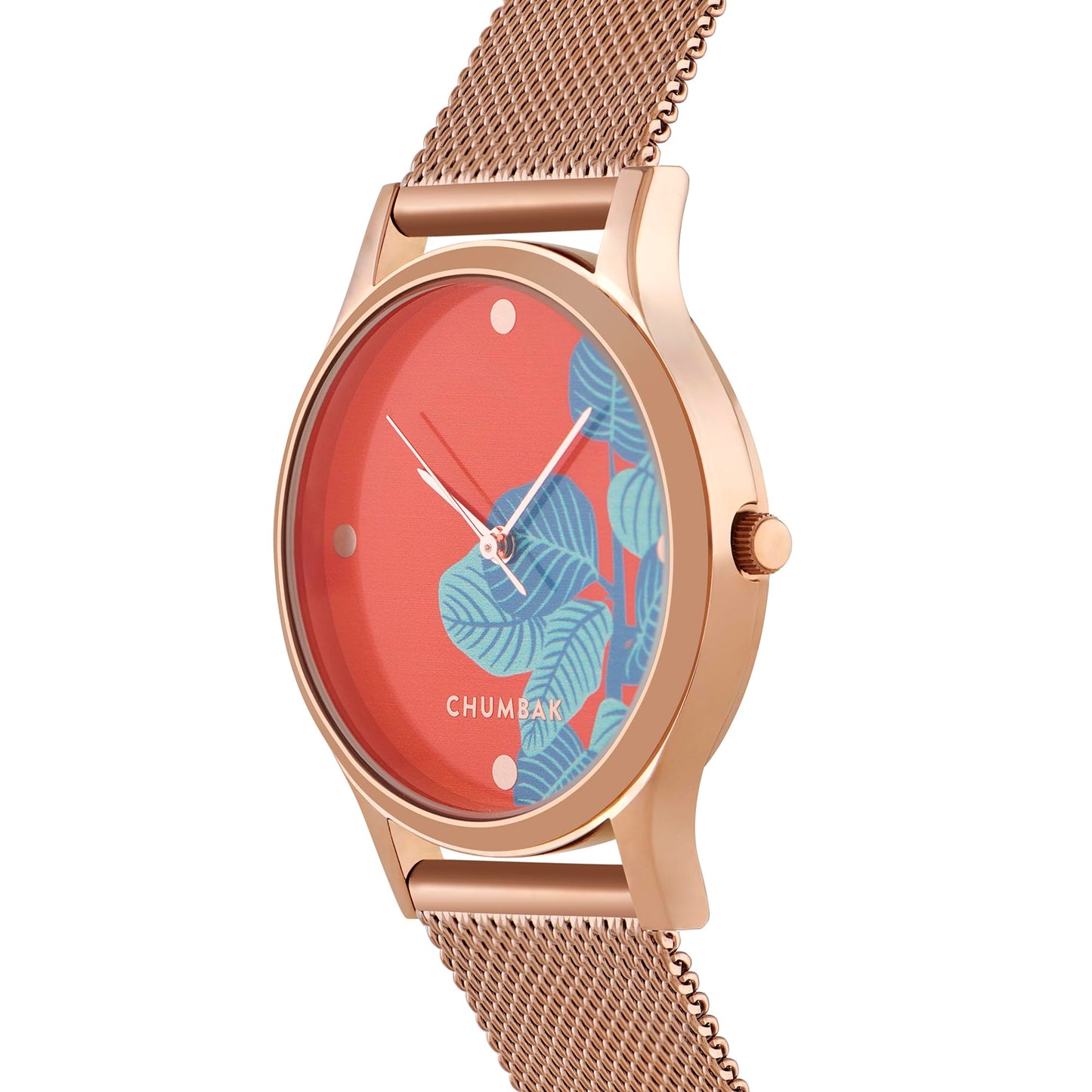 TEAL BY CHUMBAK Round Dial Analog Hand Watch for Women, Gifts for Women/Girls/Ladies, Stylish Fashion Watch for Casual/Work